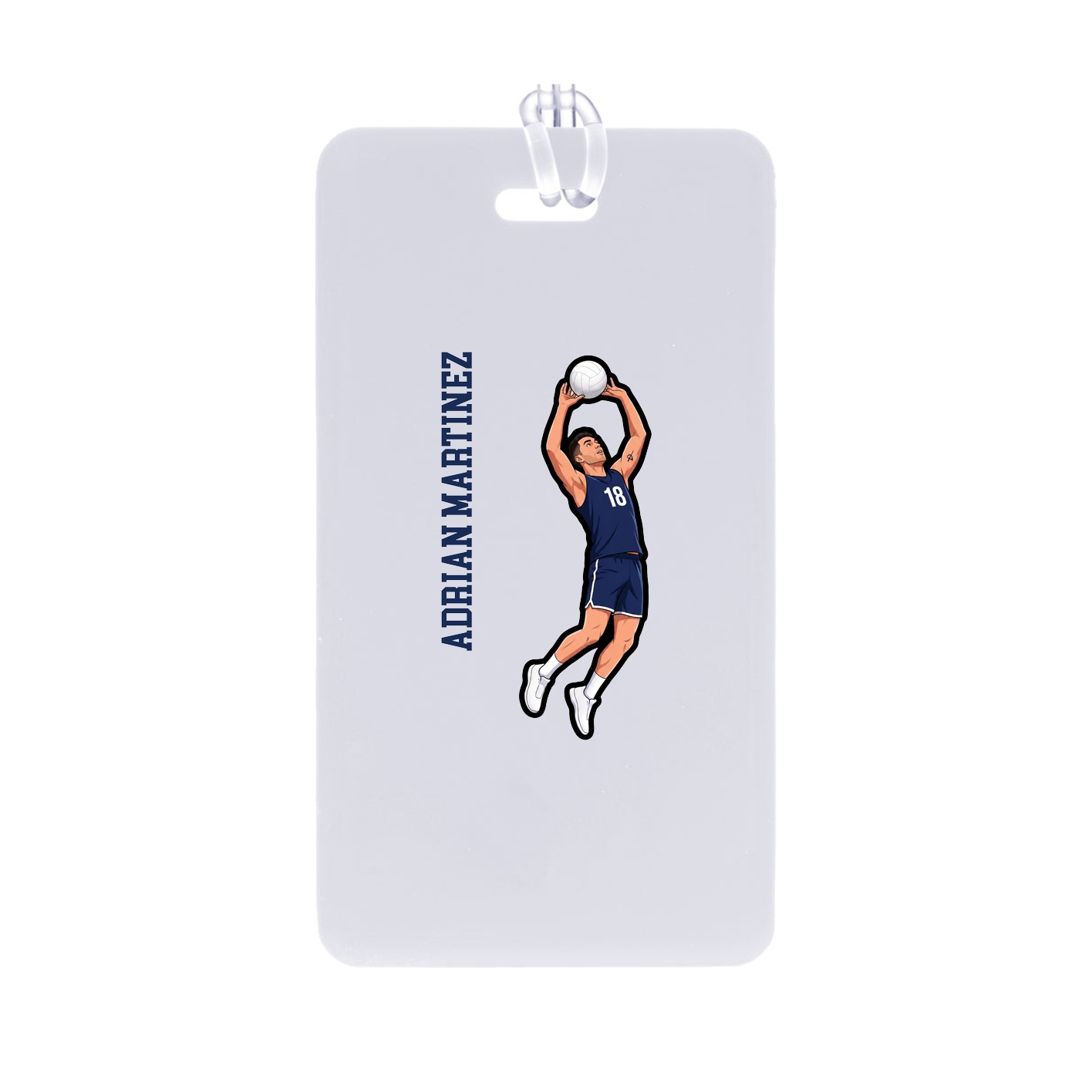 Bag Tag — Name Vertical in Classic