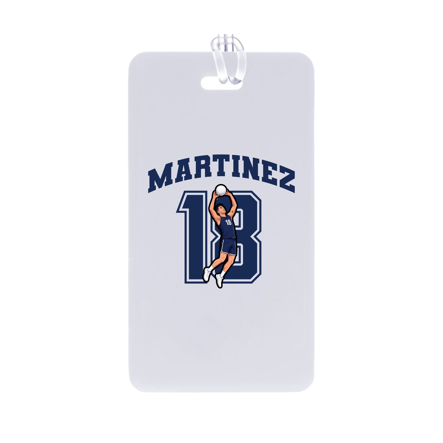 Bag Tag — Number in Classic