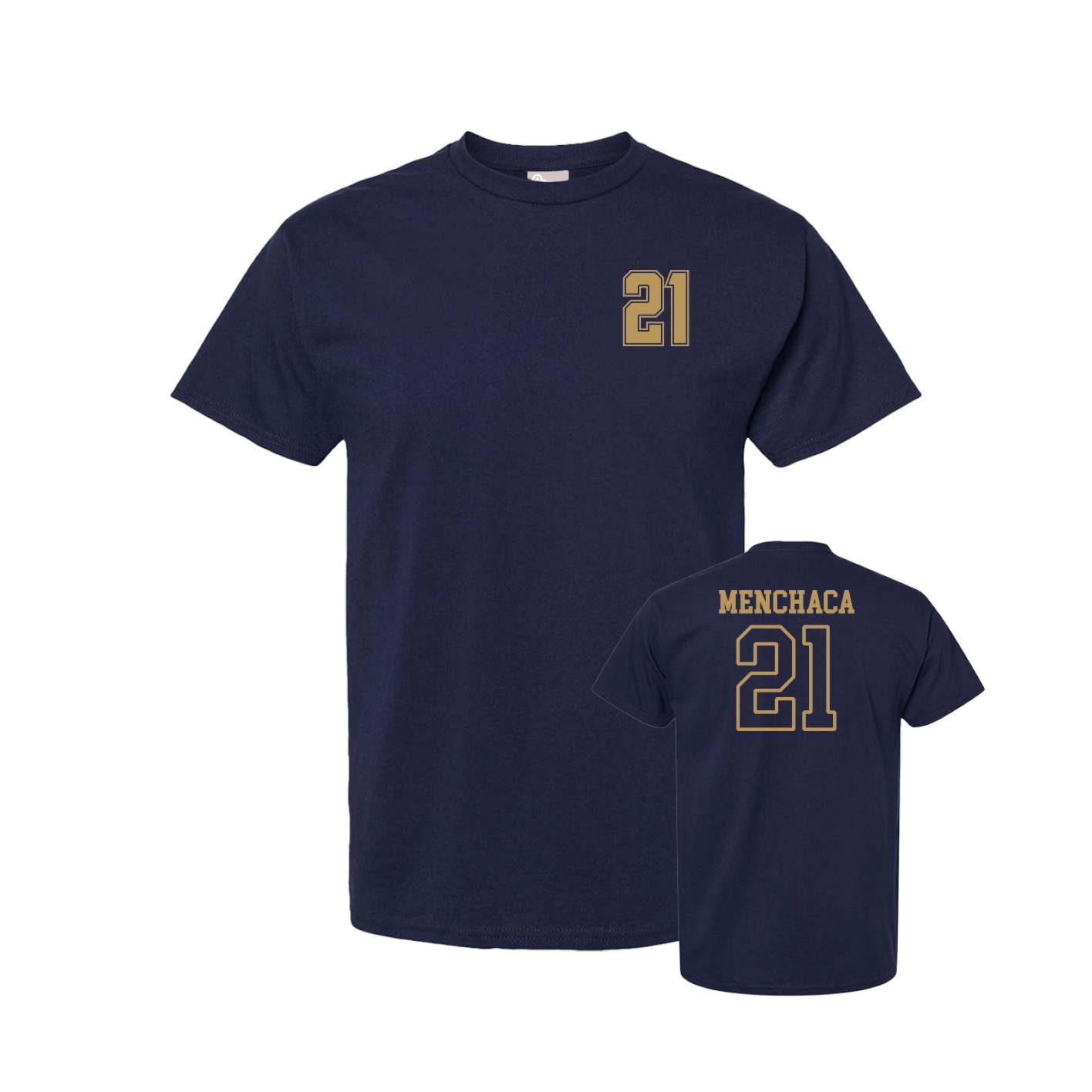 Tee — Chest Back in Navy