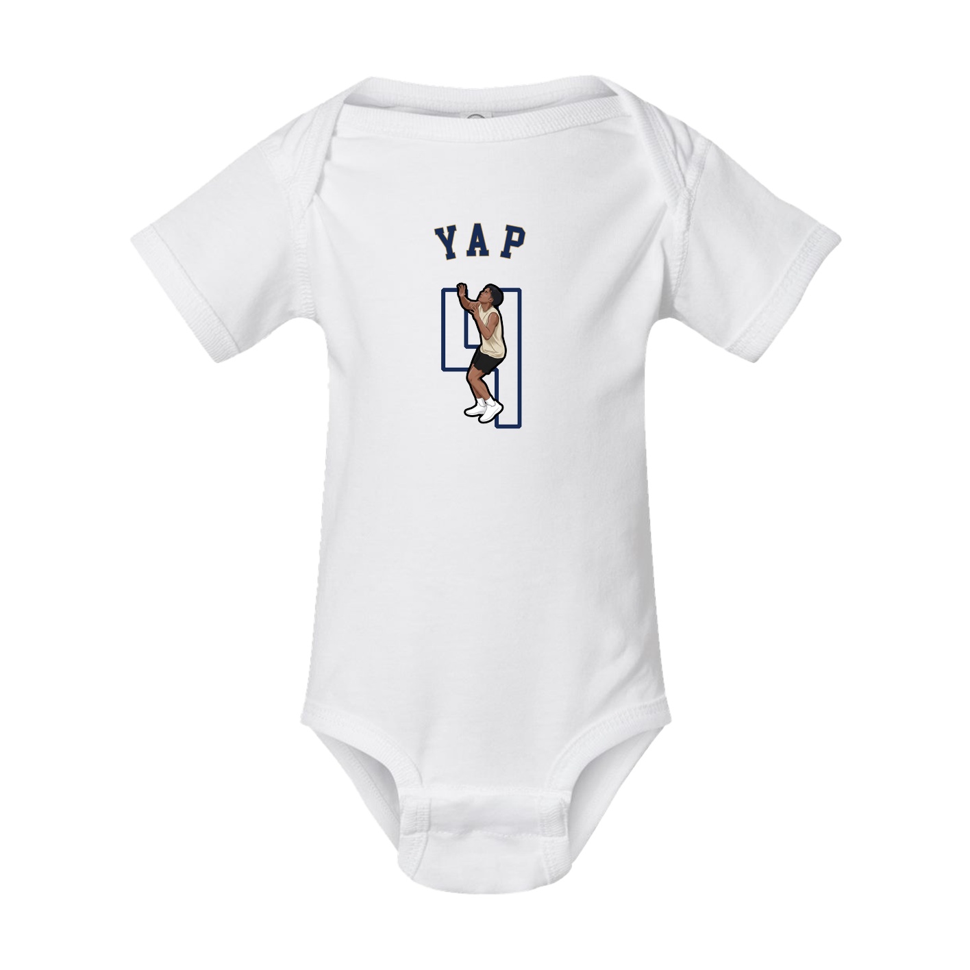 Baby Onesie — Shirsey Arch in White