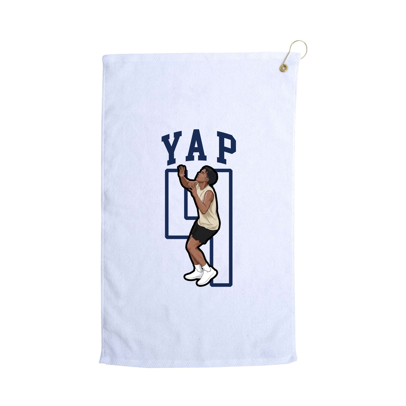 Golf Towel — Shirsey in White