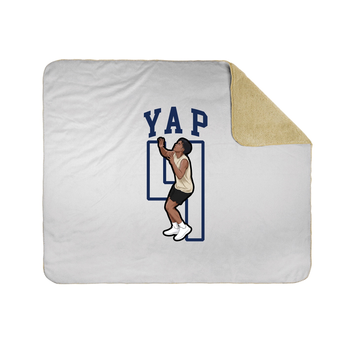 Throw Blanket — Shirsey in White