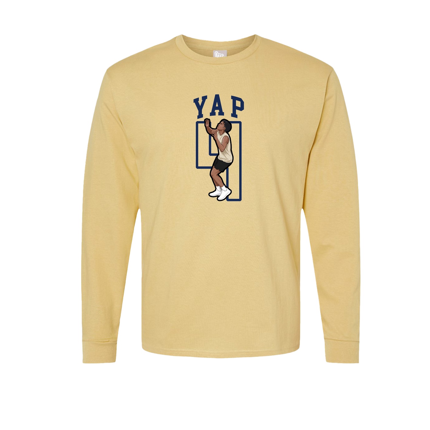 Long Sleeve Tee — Shirsey in Vegas Gold