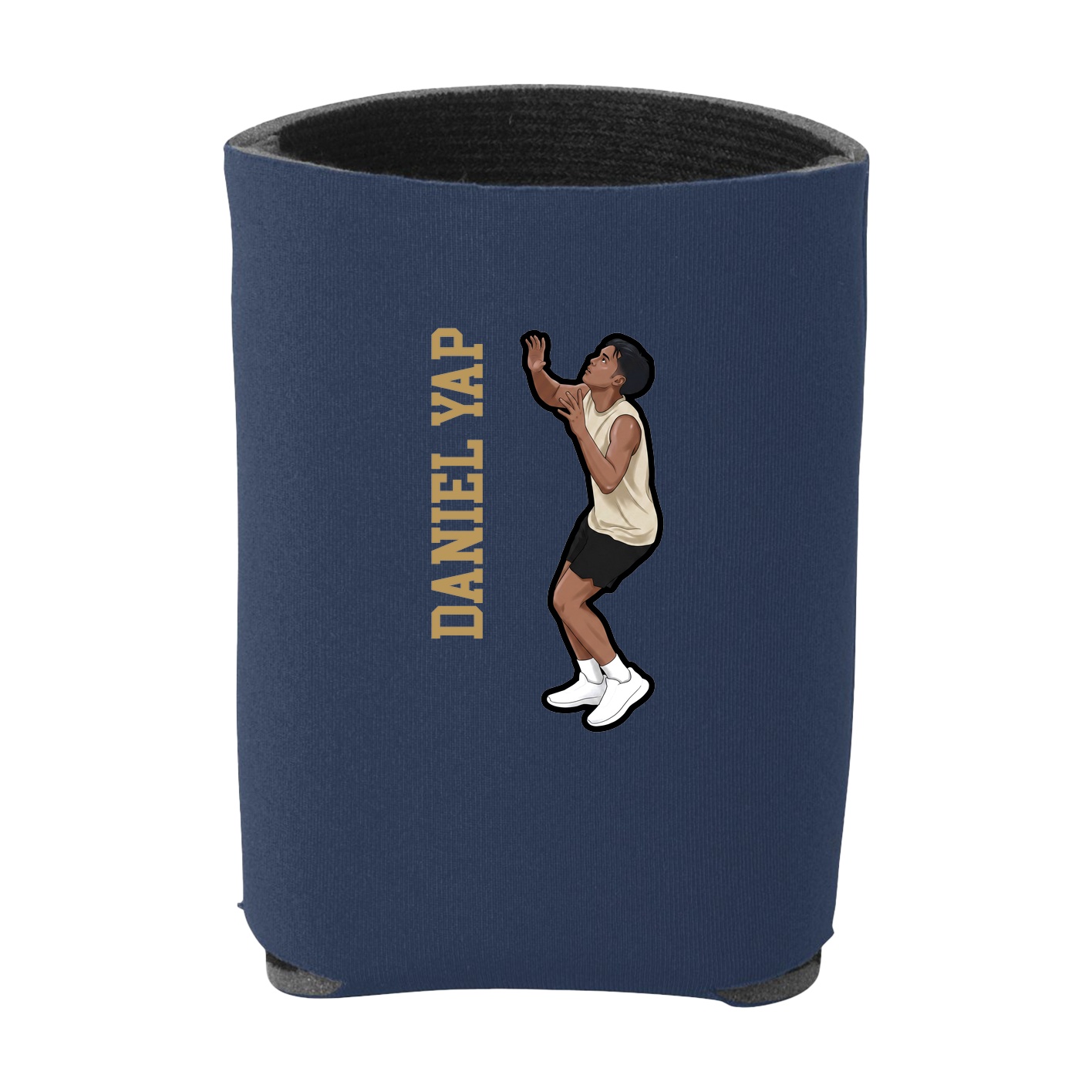 Can Holder — Name Vertical in Navy