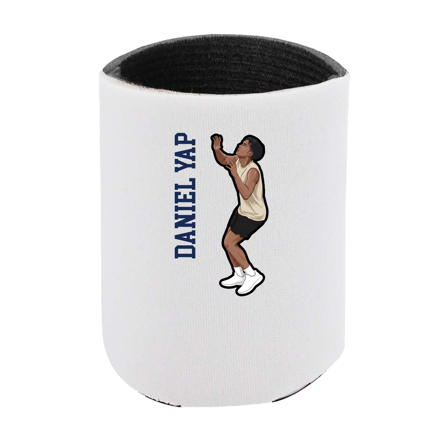 Can Holder — Name Vertical in White