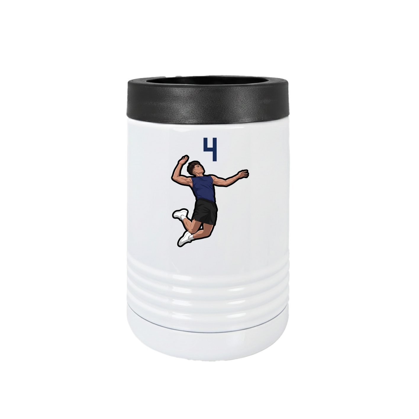 Beverage Holder — Number Top in White