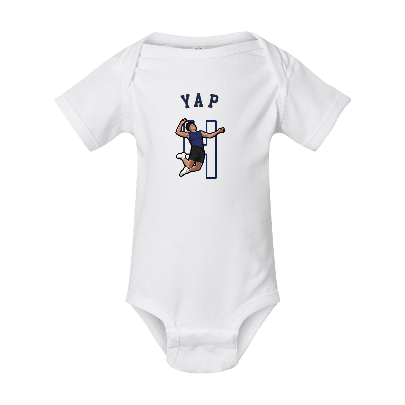 Baby Onesie — Shirsey Arch in White