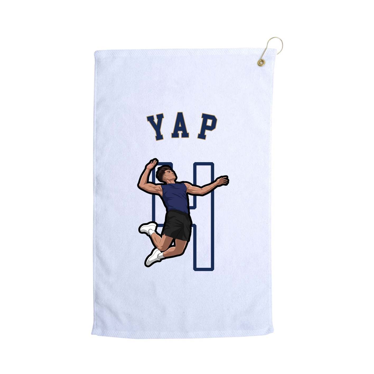 Golf Towel — Shirsey Arch in White
