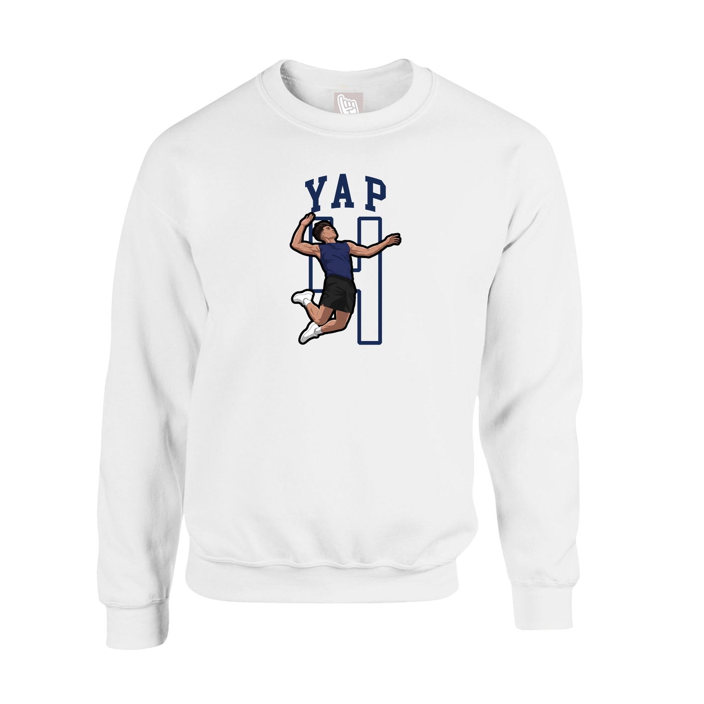Fleece Crew — Shirsey in White