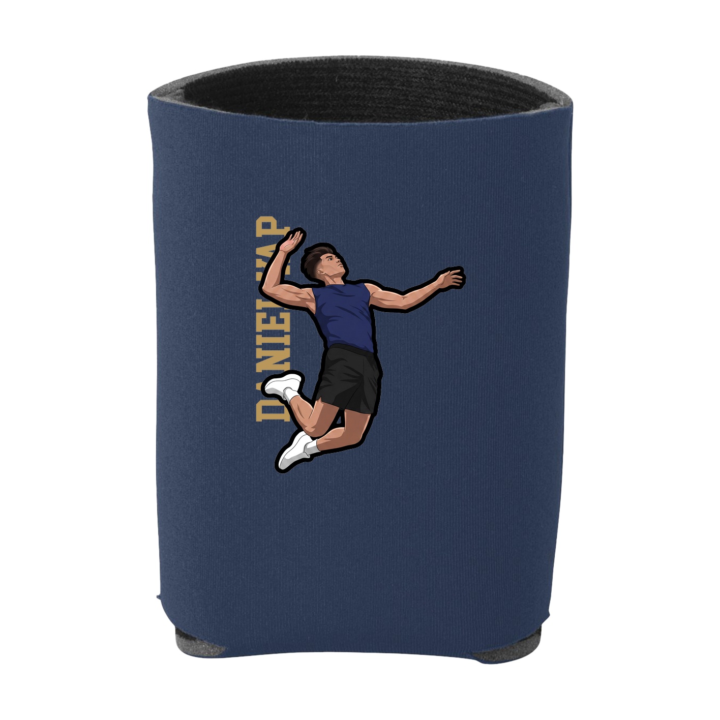 Can Holder — Name Vertical in Navy