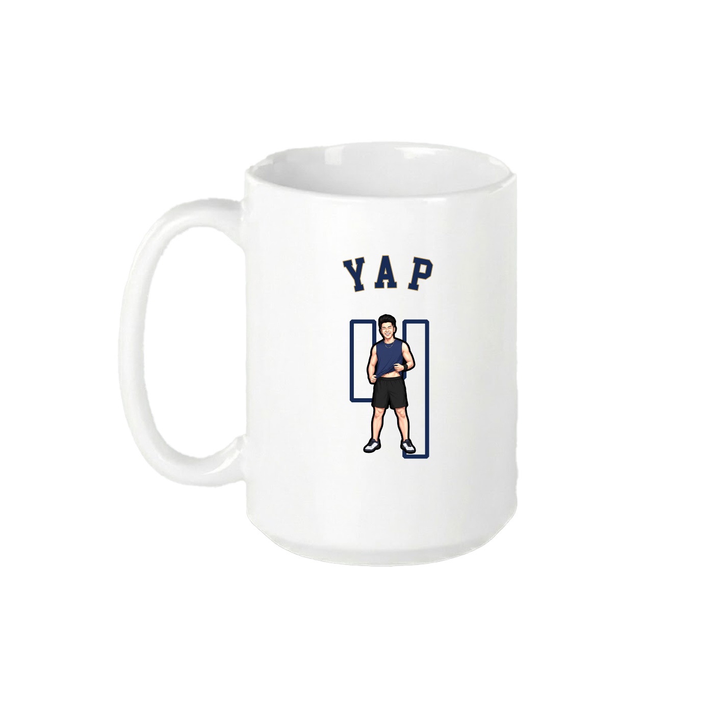 15oz Coffee Mug — Shirsey Arch in White