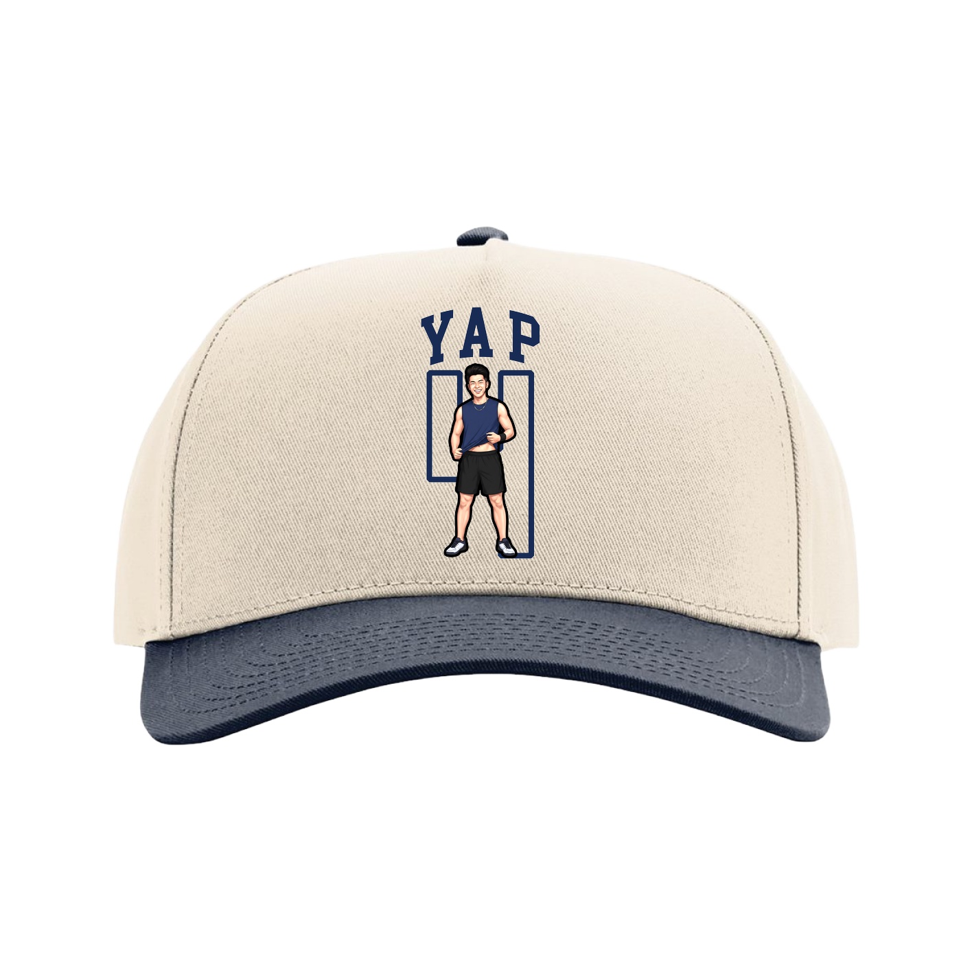 Full Fabric Five-Panel Champ Cap
