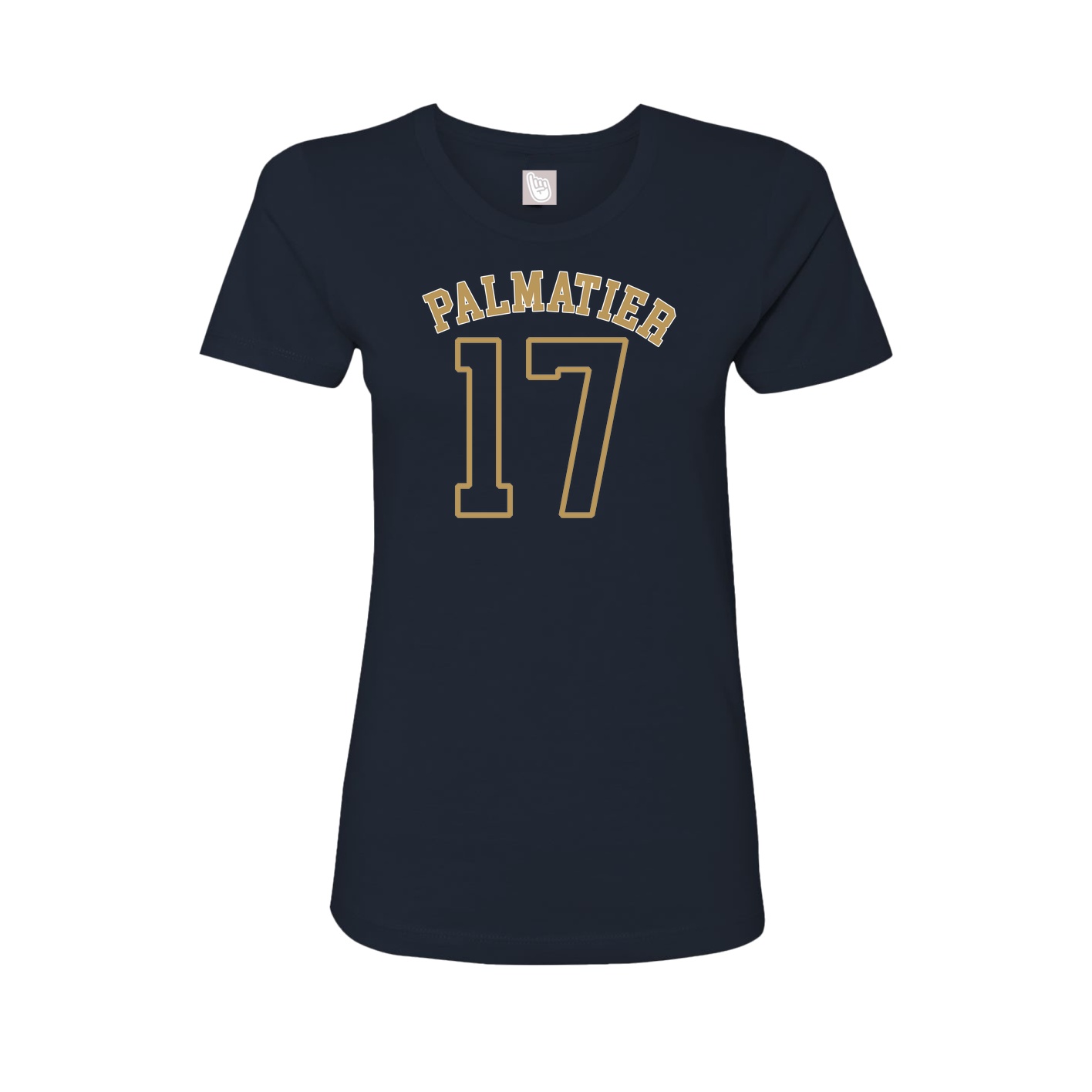 Fitted Women's Tee — Shirsey Arch in Navy