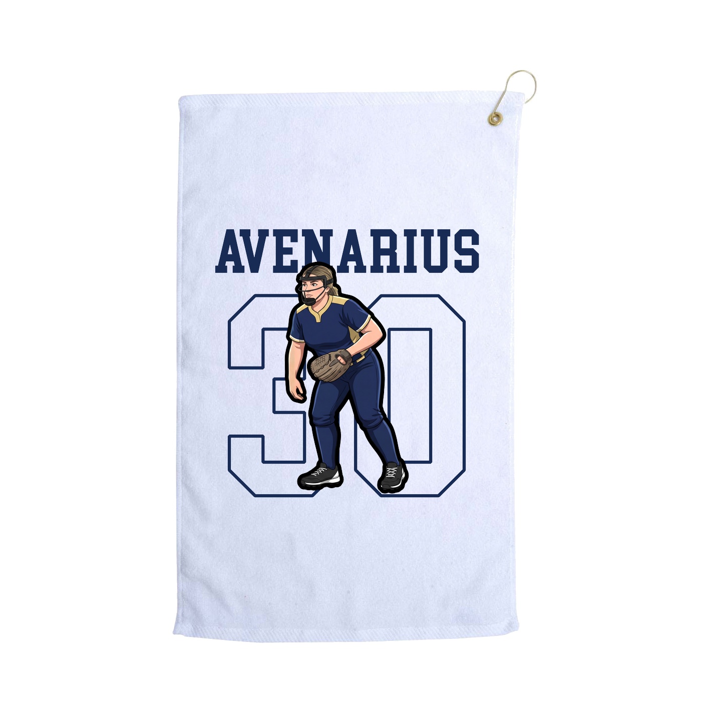 Golf Towel — Shirsey in White