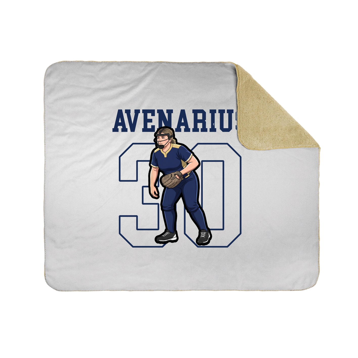 Throw Blanket — Shirsey in White