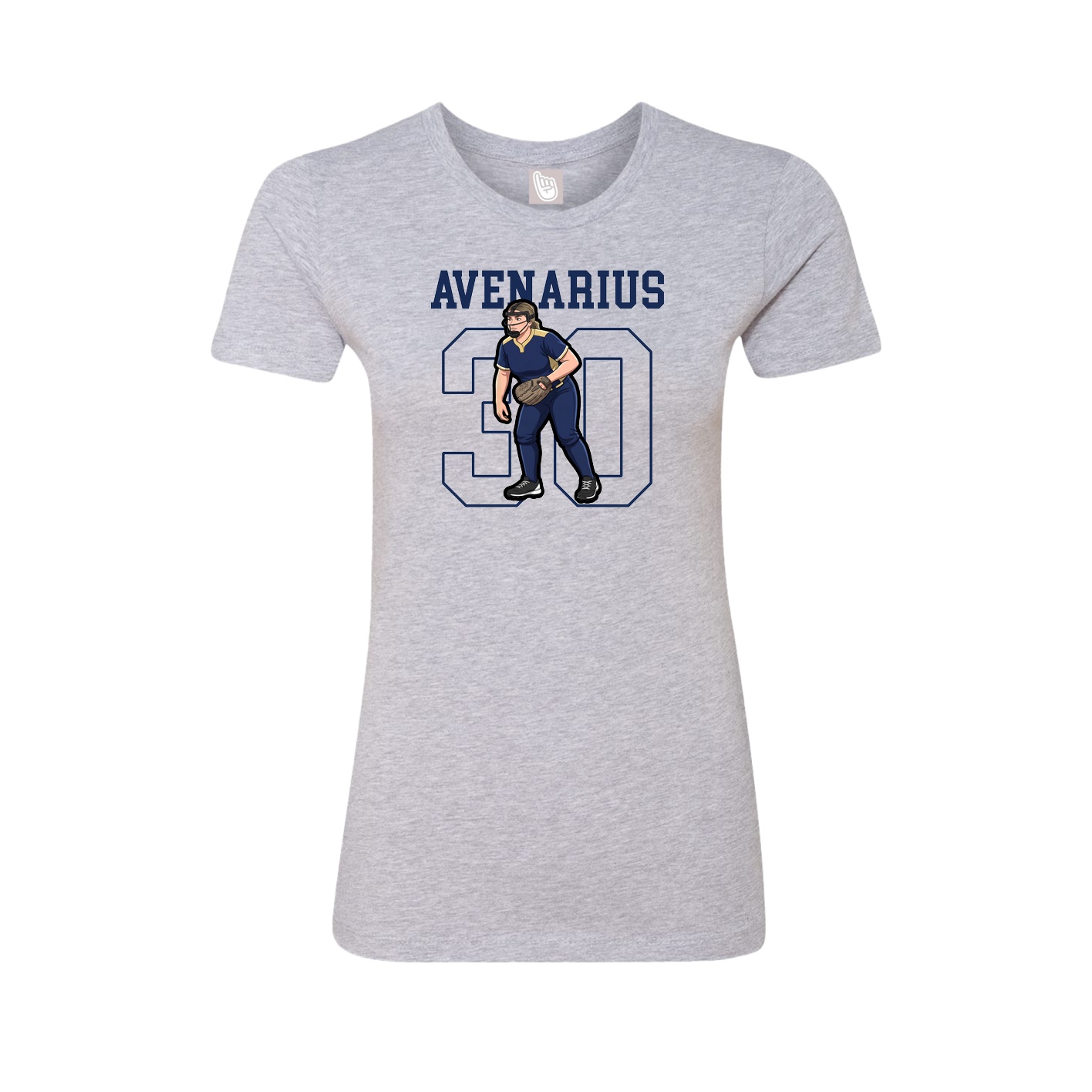Fitted Women's Tee — Shirsey in Grey