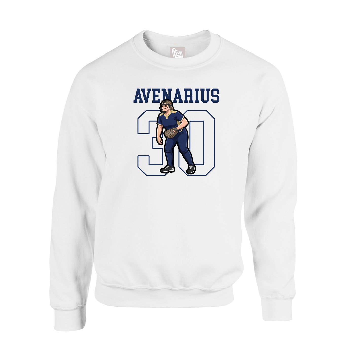 Fleece Crew — Shirsey in White