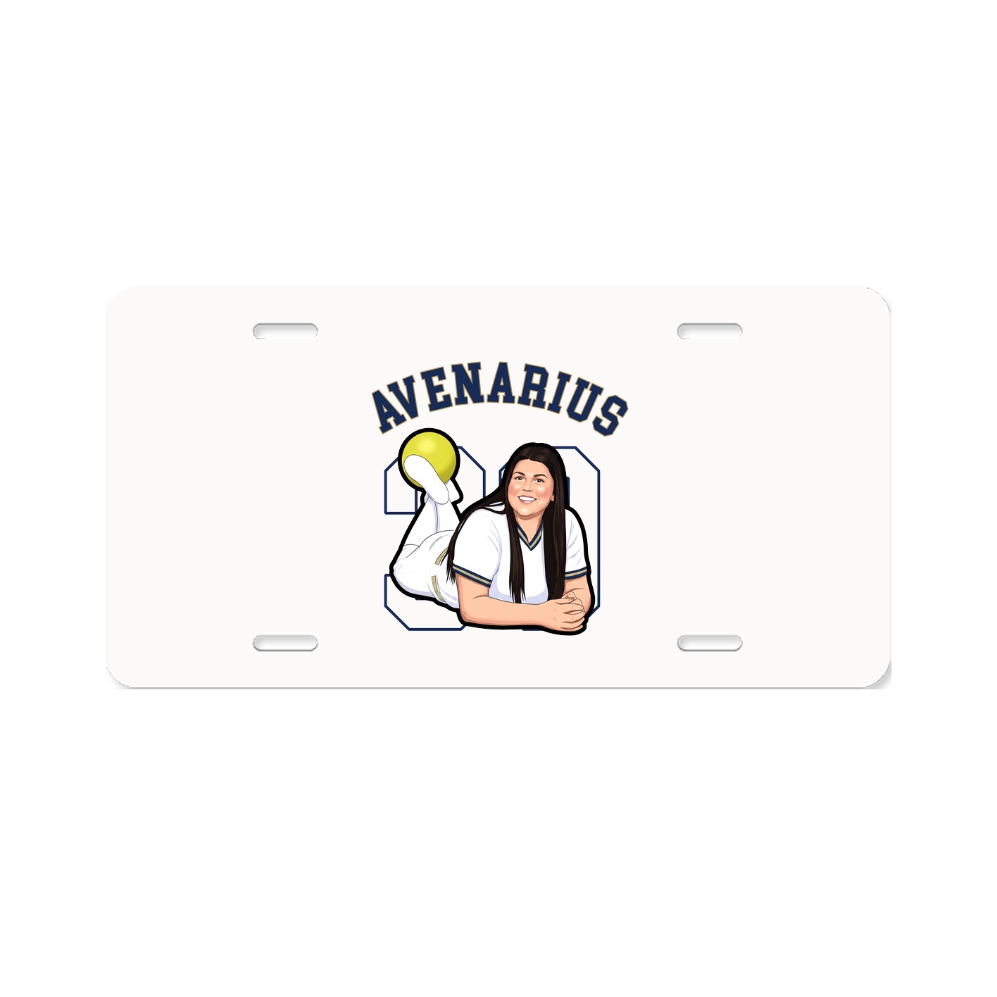 License Plate — Shirsey Arch in Classic
