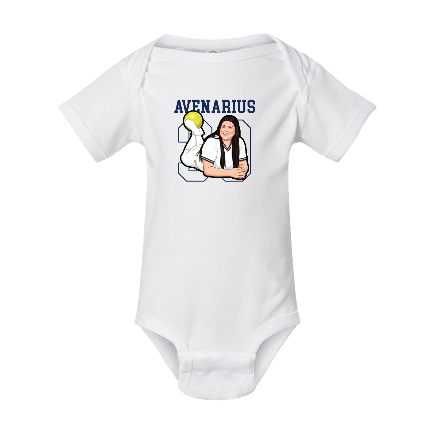 Baby Onesie — Shirsey in White