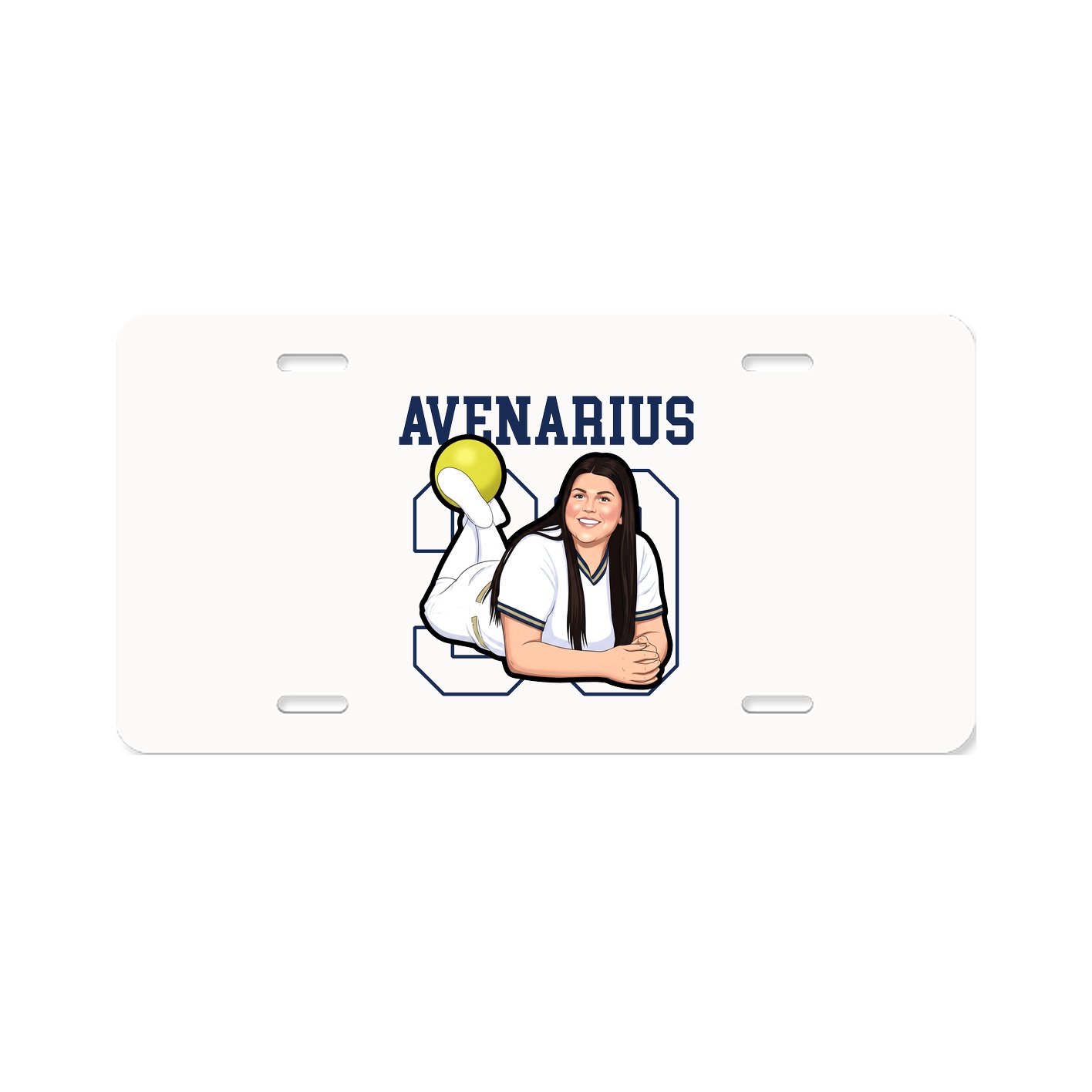 License Plate — Shirsey in Classic