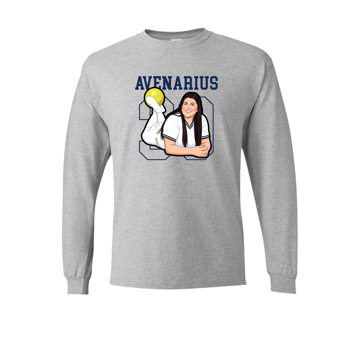 Long Sleeve Tee — Shirsey in Grey