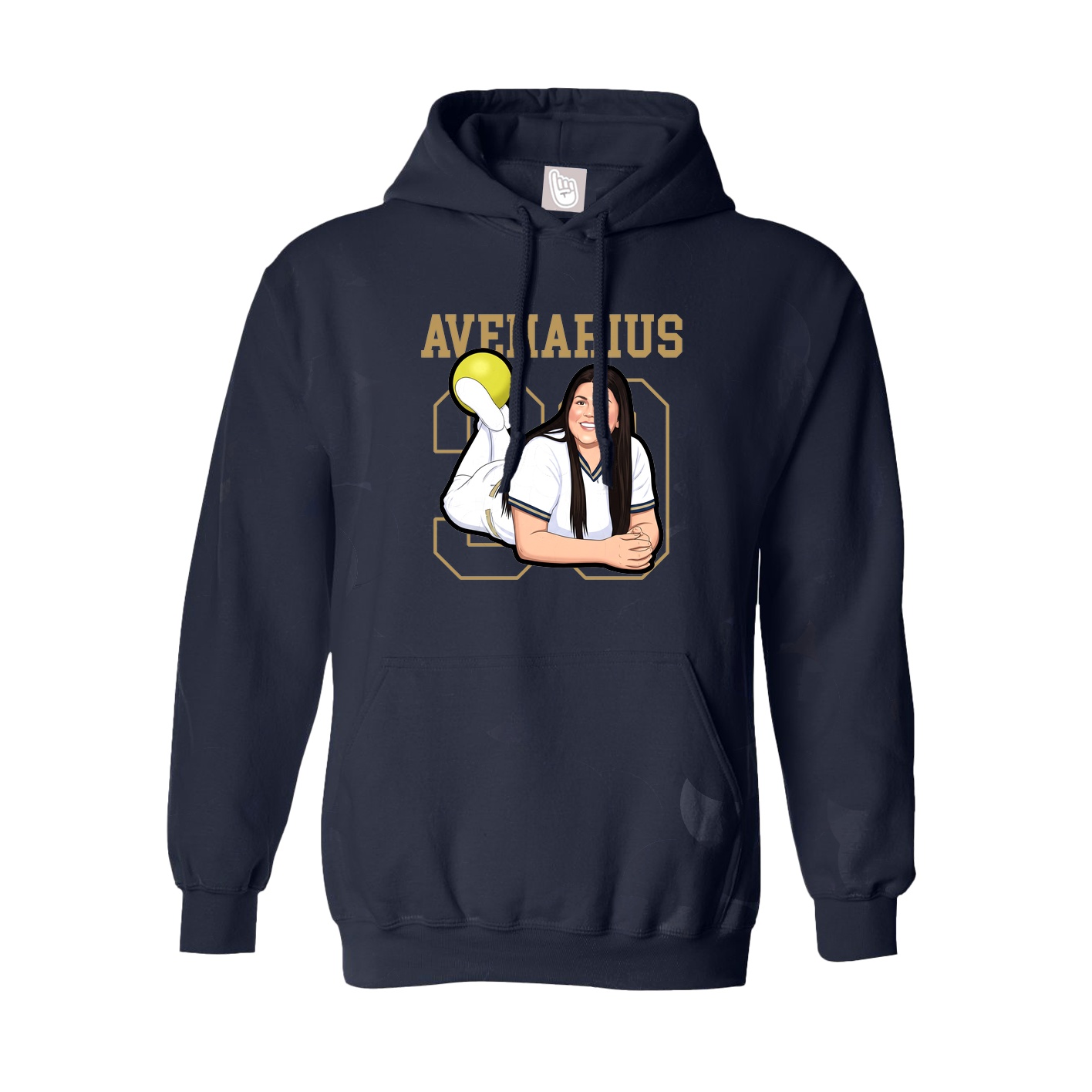 Youth Hoodie — Shirsey in Navy