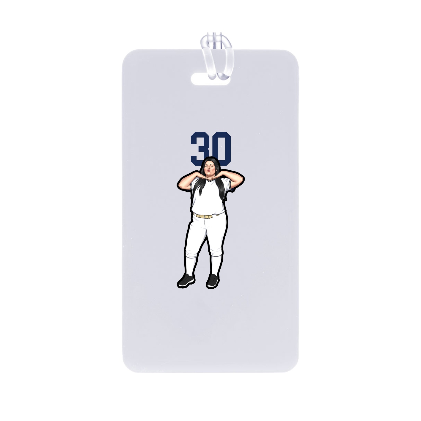 Bag Tag — Number Top in Classic