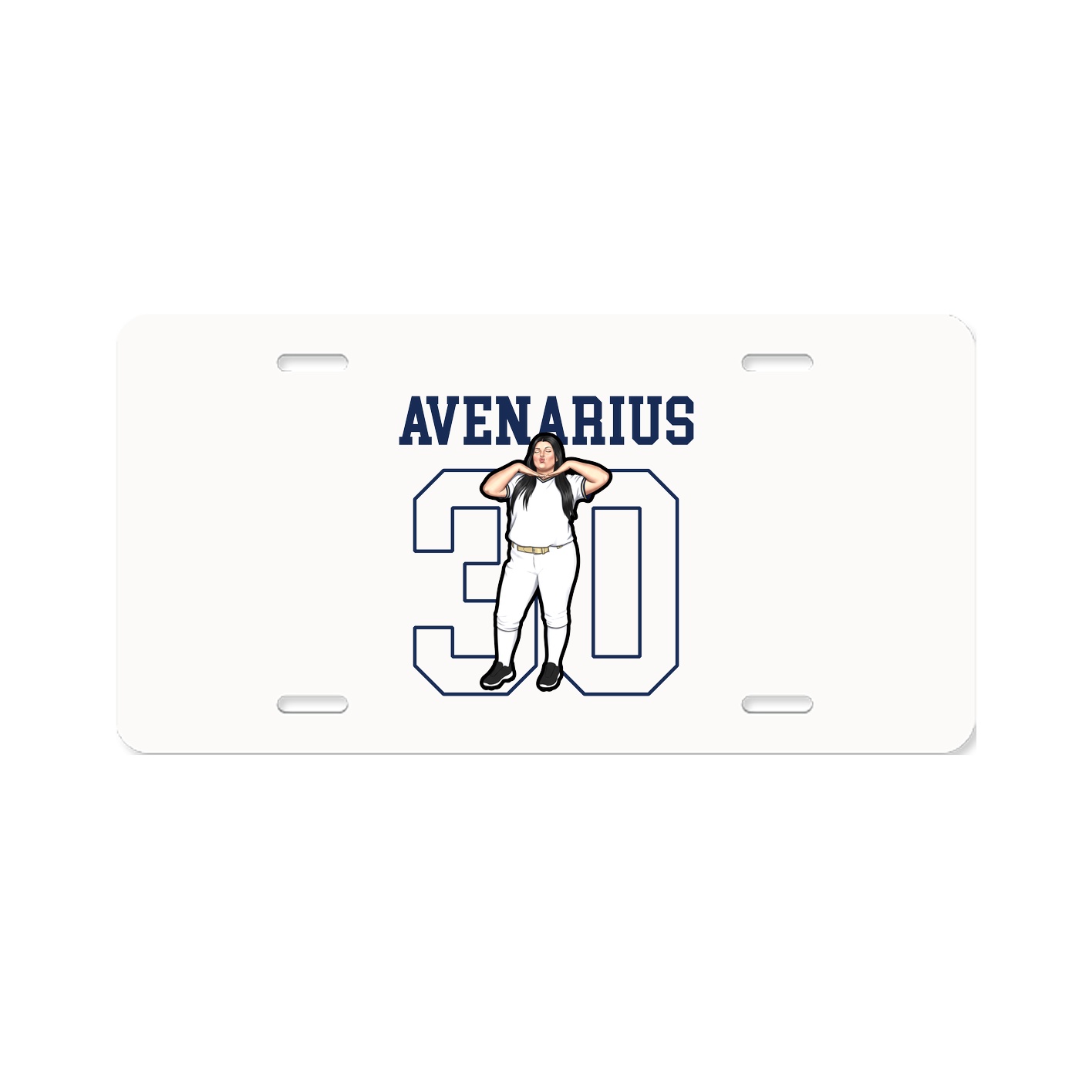 License Plate — Shirsey in Classic