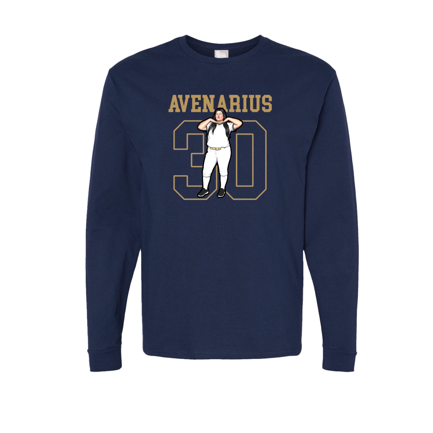 Long Sleeve Tee — Shirsey in Navy