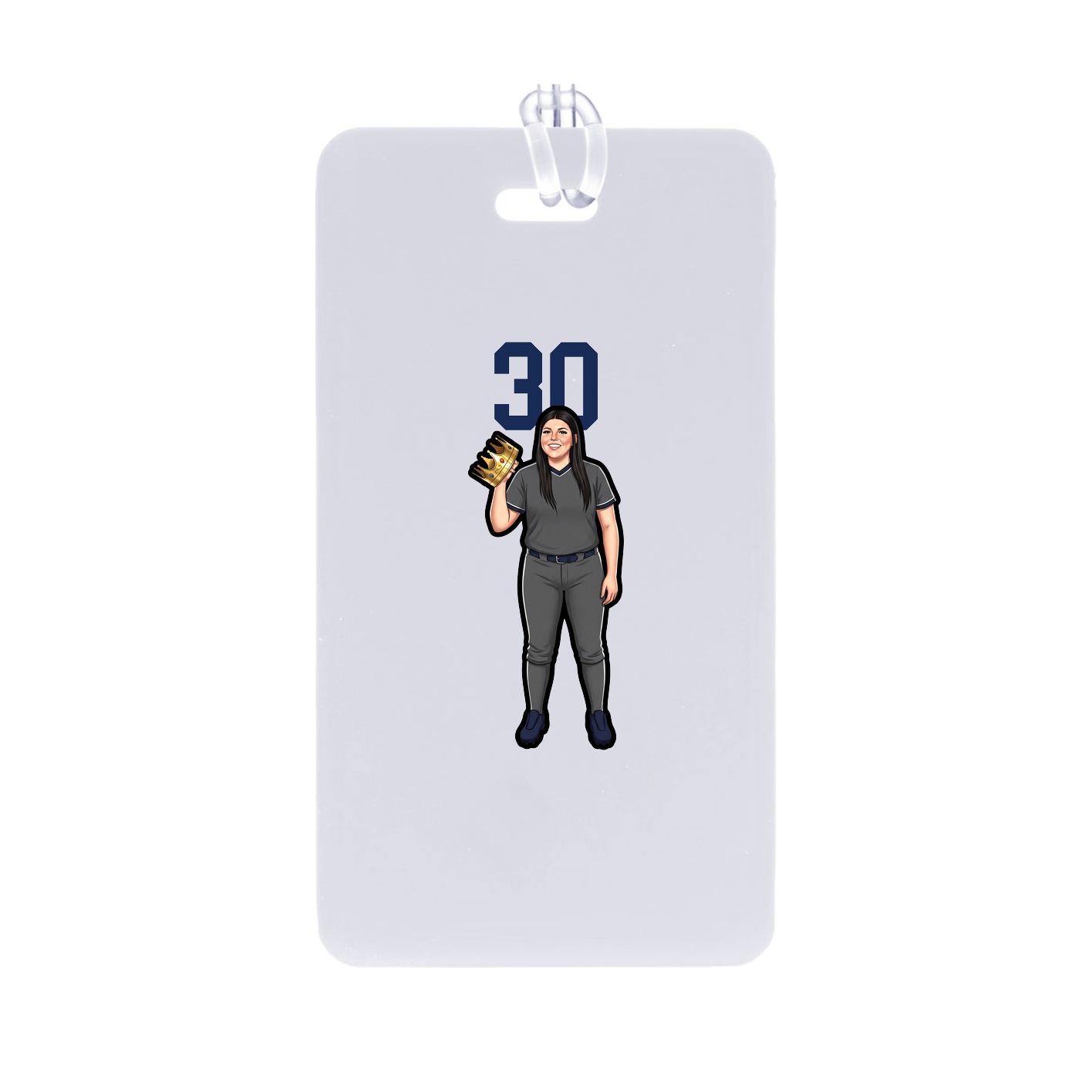 Bag Tag — Number Top in Classic