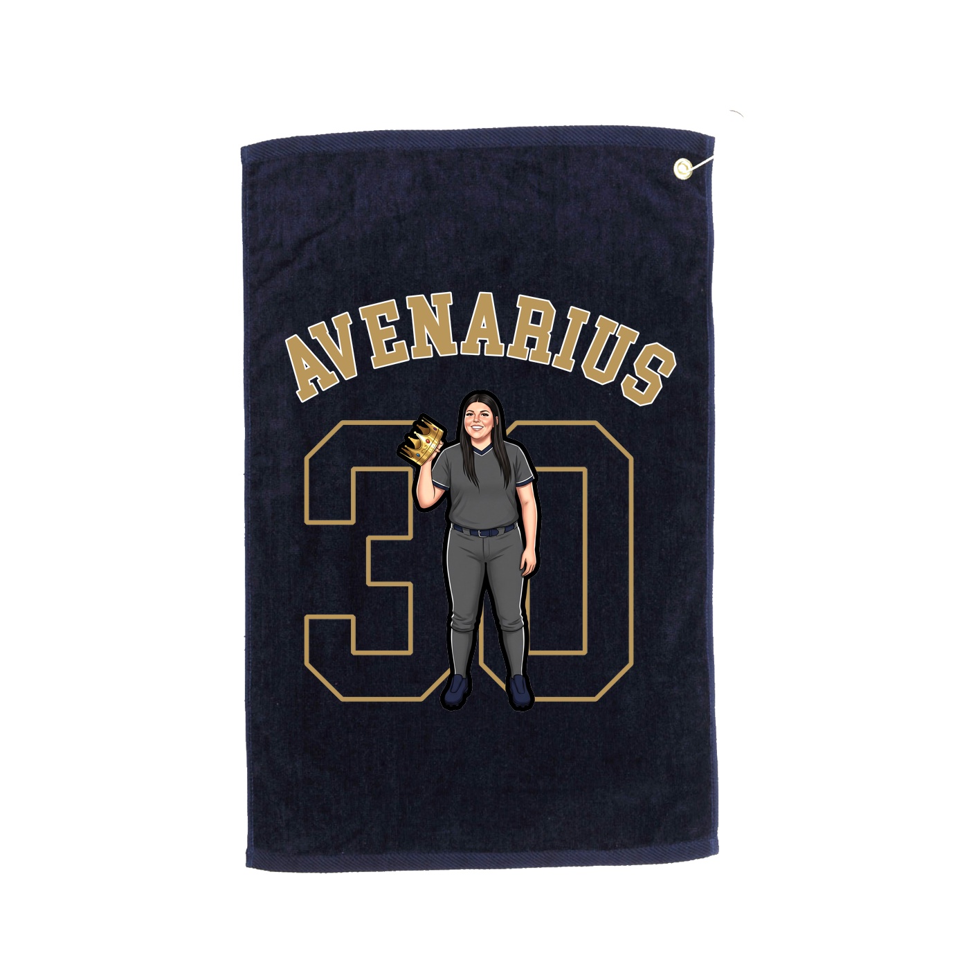 Golf Towel — Shirsey Arch in Navy