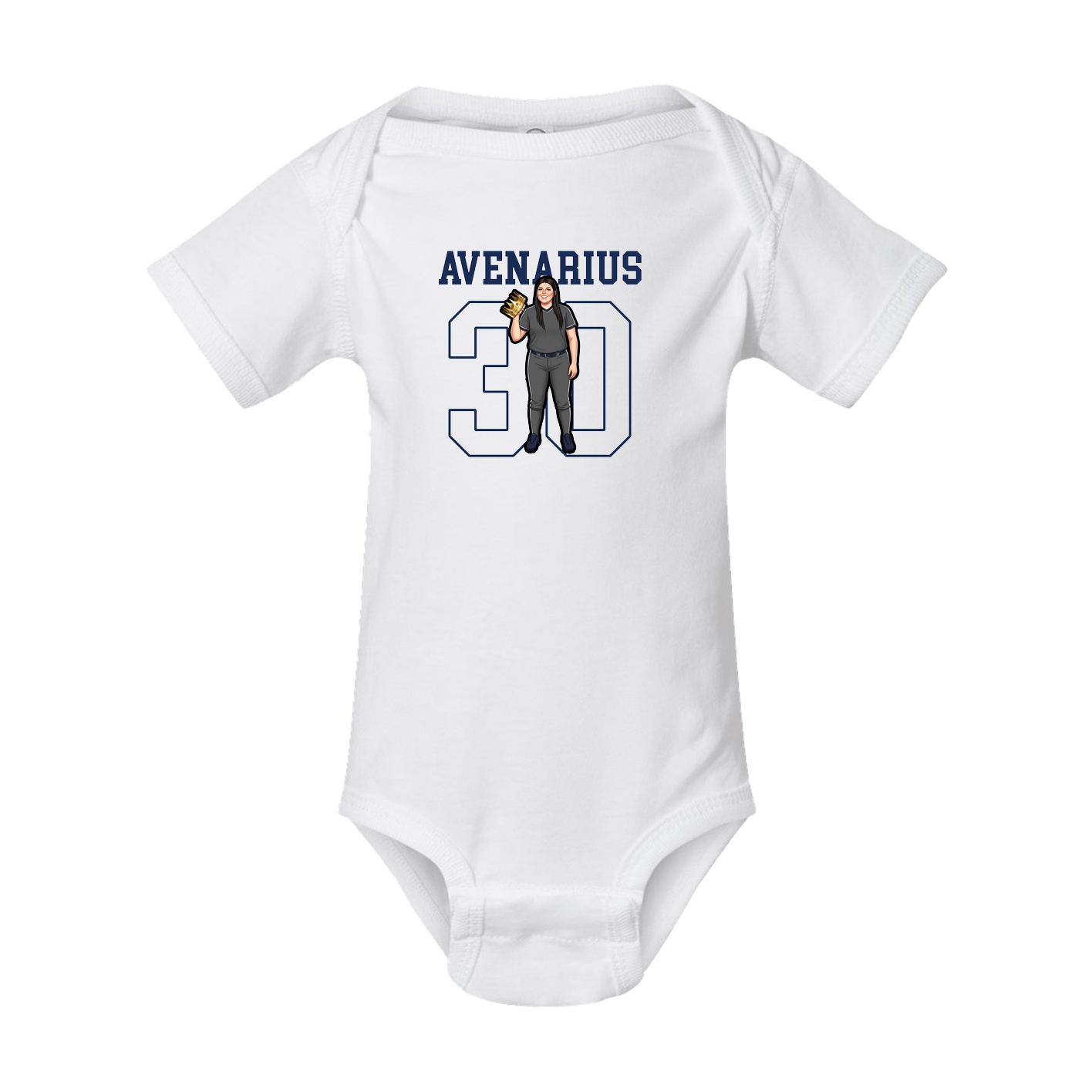 Baby Onesie — Shirsey in White