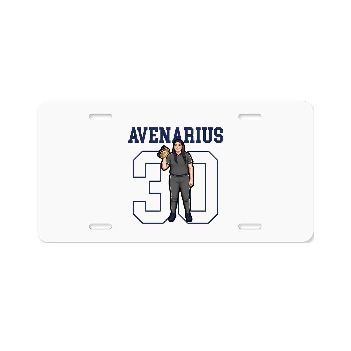 License Plate — Shirsey in Classic