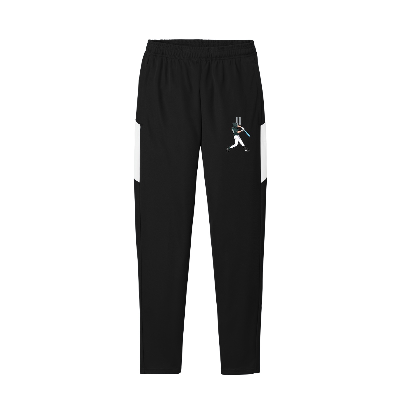 Team Travel Pant — Number Top in Black/White