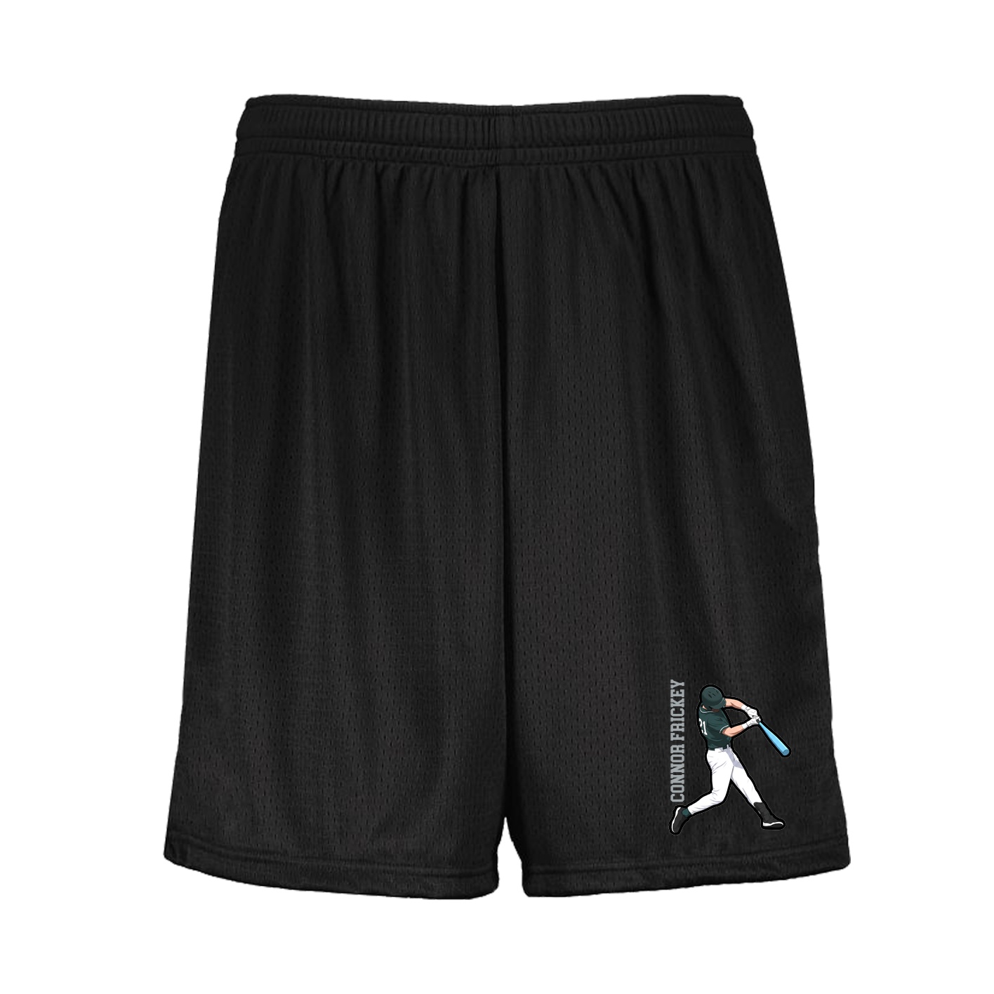 Shorts — Name Vertical in Black