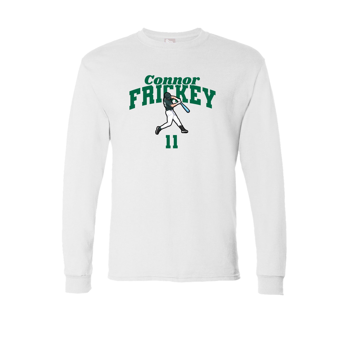 Long Sleeve Tee — Signature Arch in White
