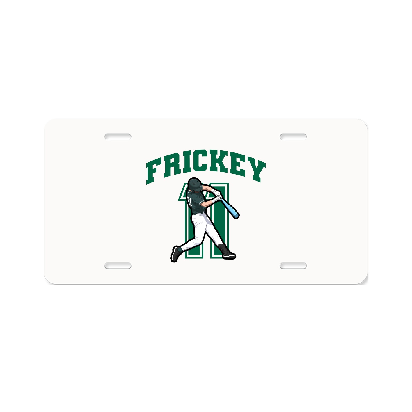 License Plate — Number in Classic