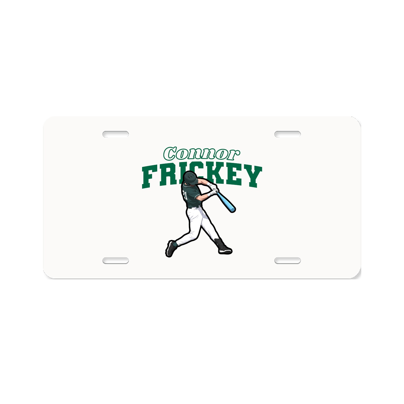 License Plate — Name Arch in Classic