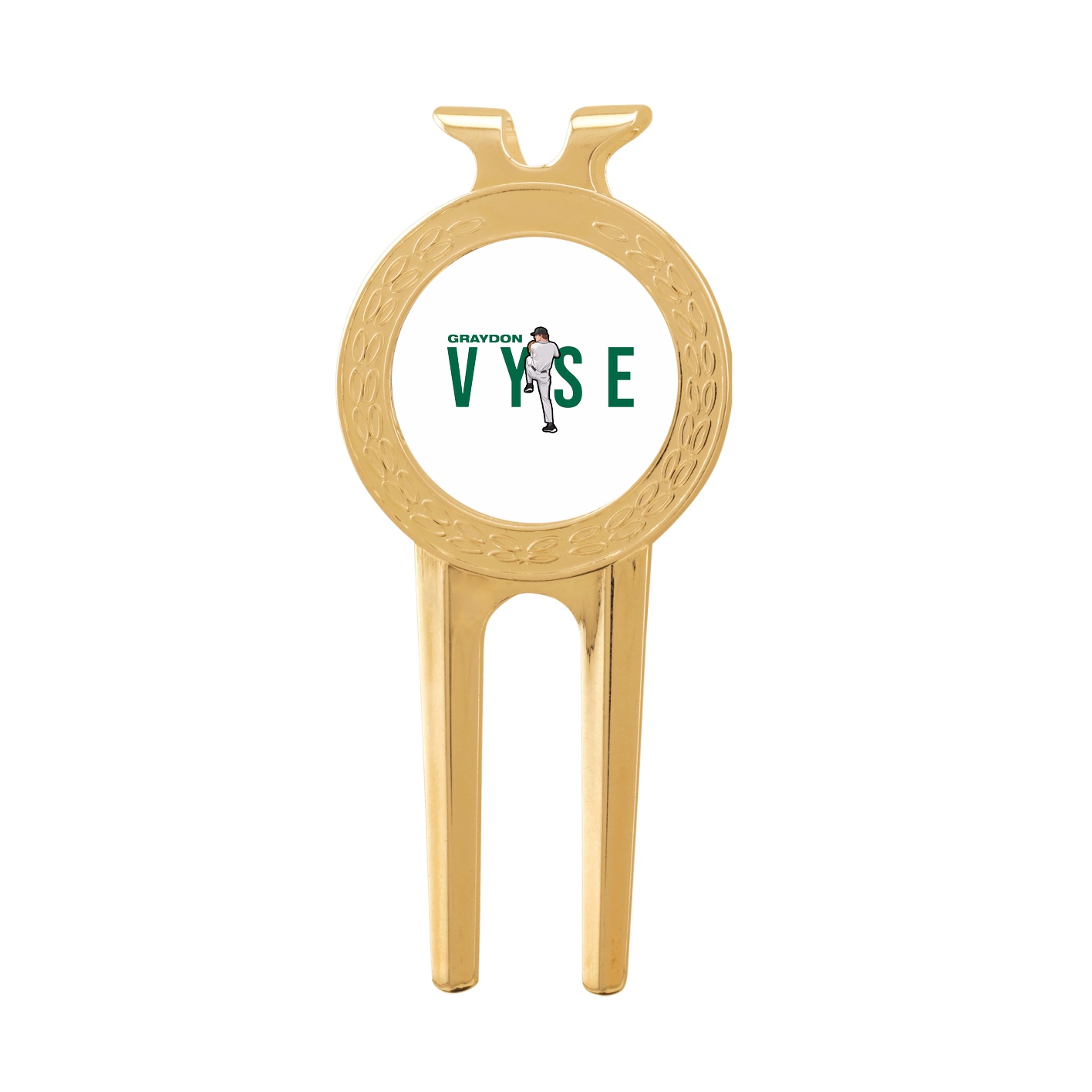 Divot Tool with Ball Marker — Player Name in Classic