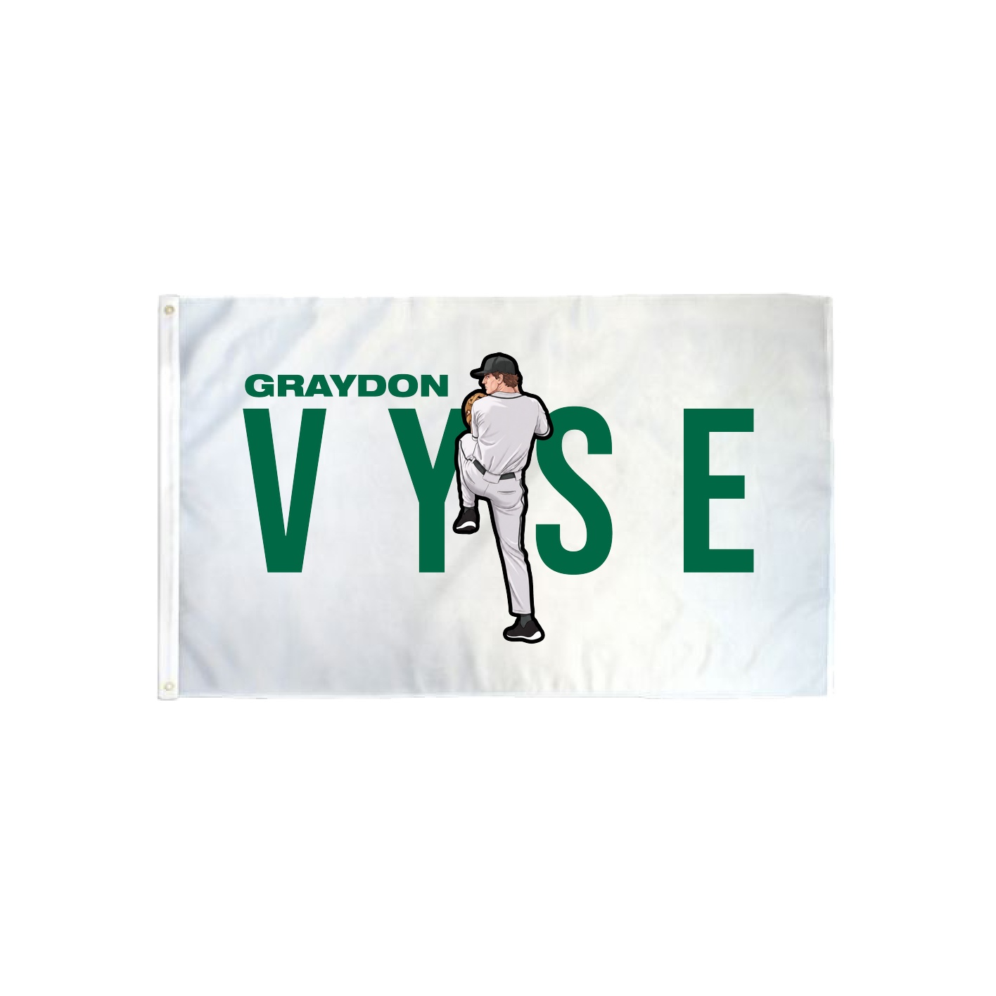 3x5 Flag — Player Name in Classic
