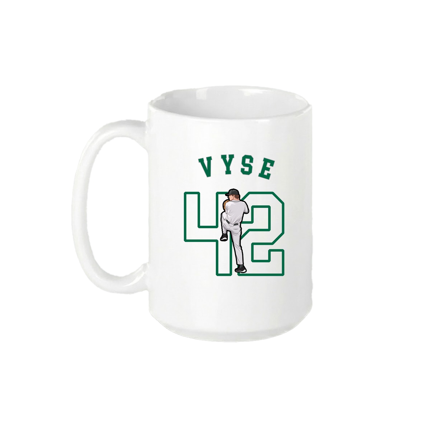 15oz Coffee Mug — Shirsey Arch in White