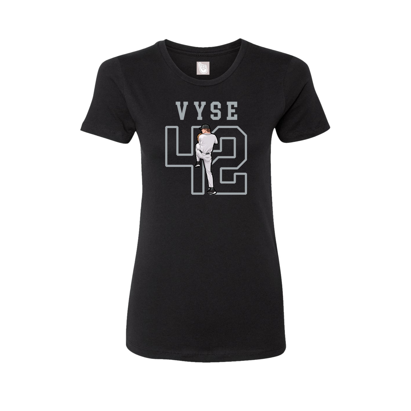 Fitted Women's Tee — Shirsey in Black