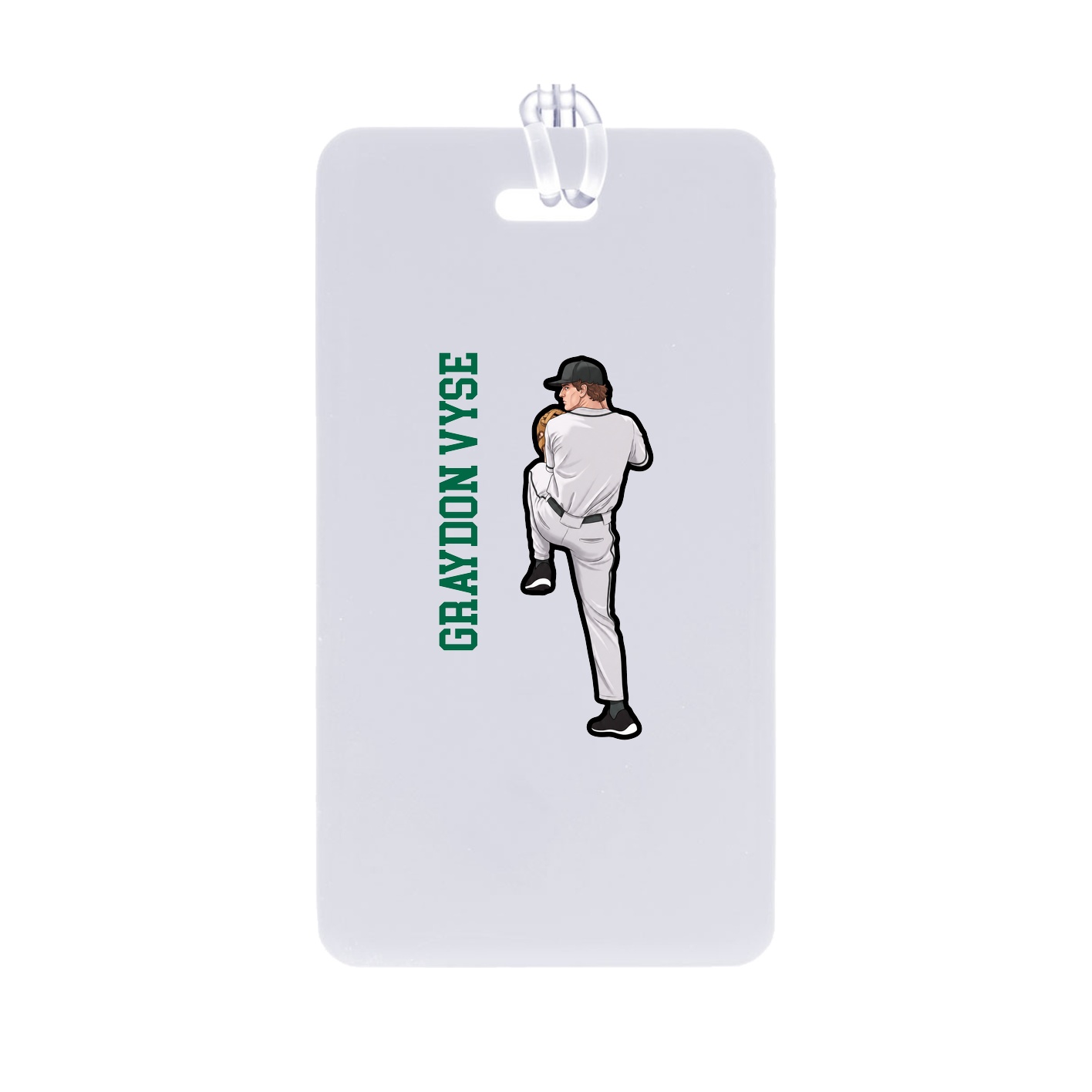 Bag Tag — Name Vertical in Classic