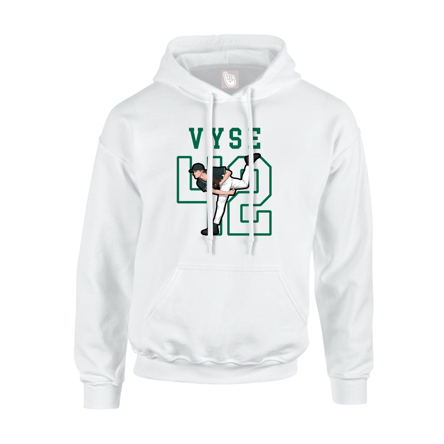 Hoodie — Shirsey in White