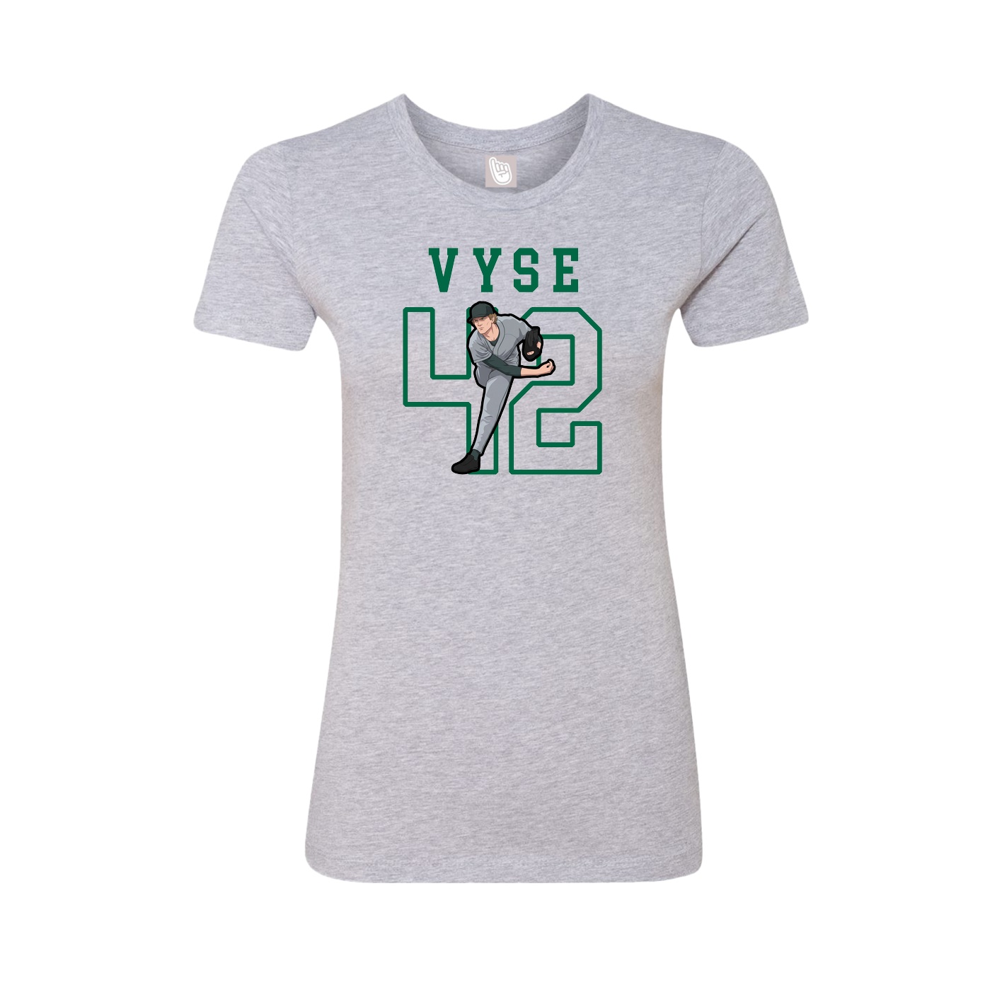 Fitted Women's Tee — Shirsey in Grey