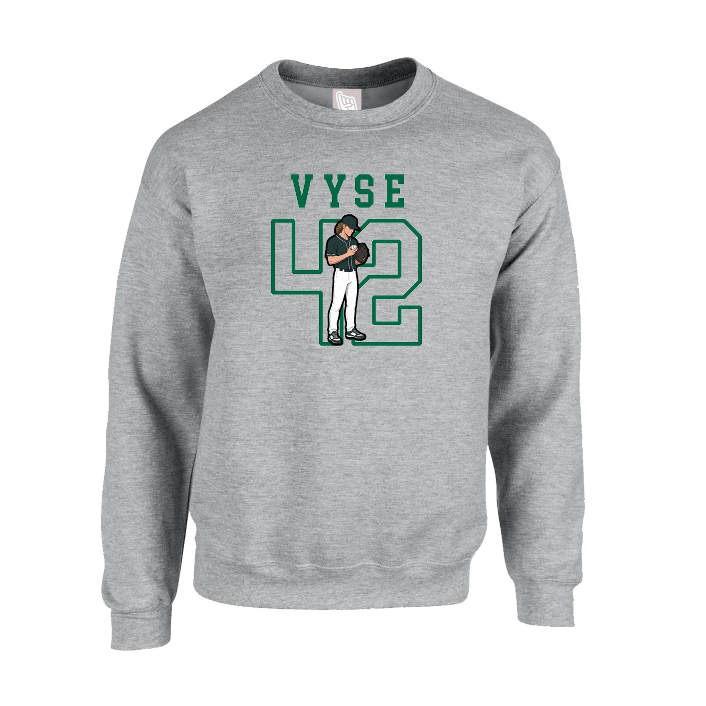 Fleece Crew — Shirsey in Grey