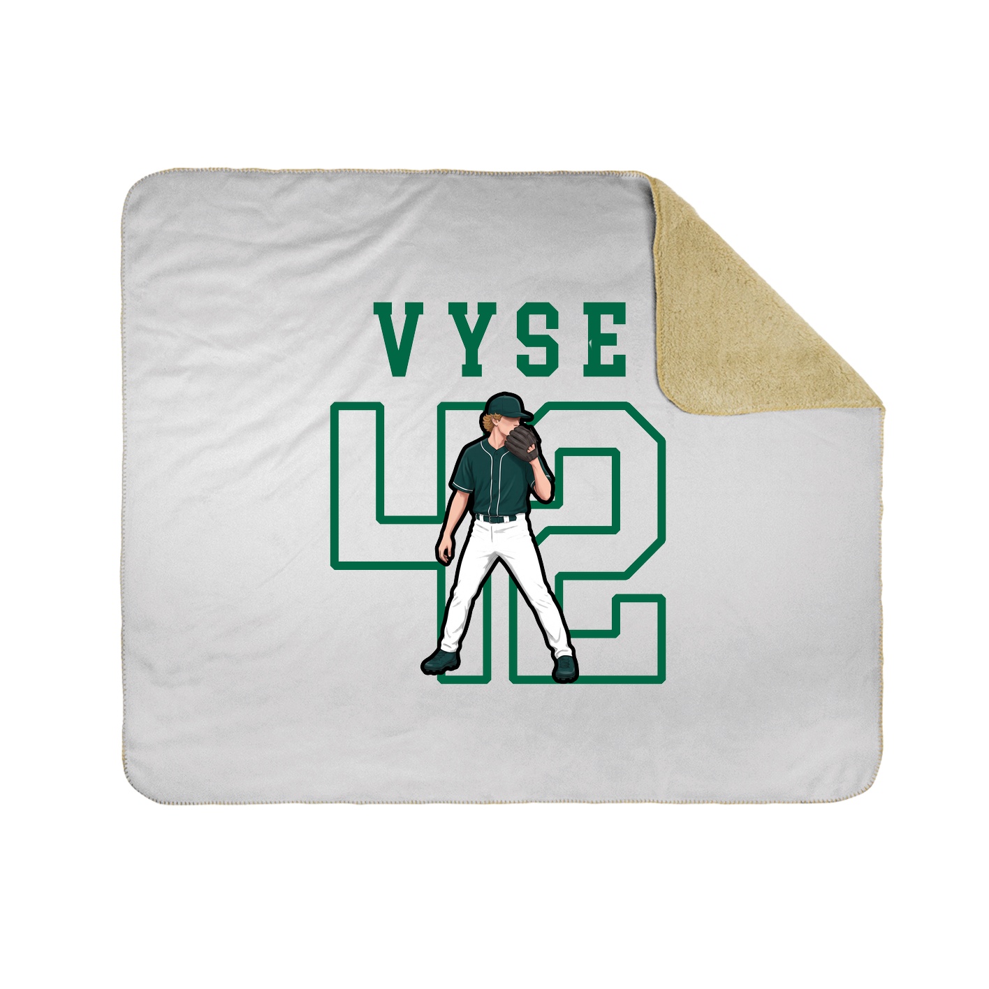 Throw Blanket — Shirsey in White