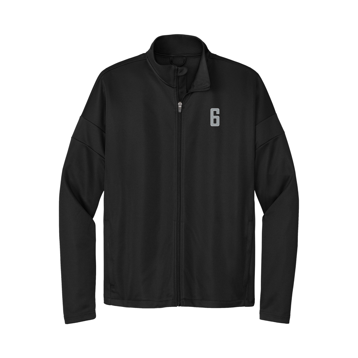 Team Travel Full-Zip Jacket — Front Shirsy in Black