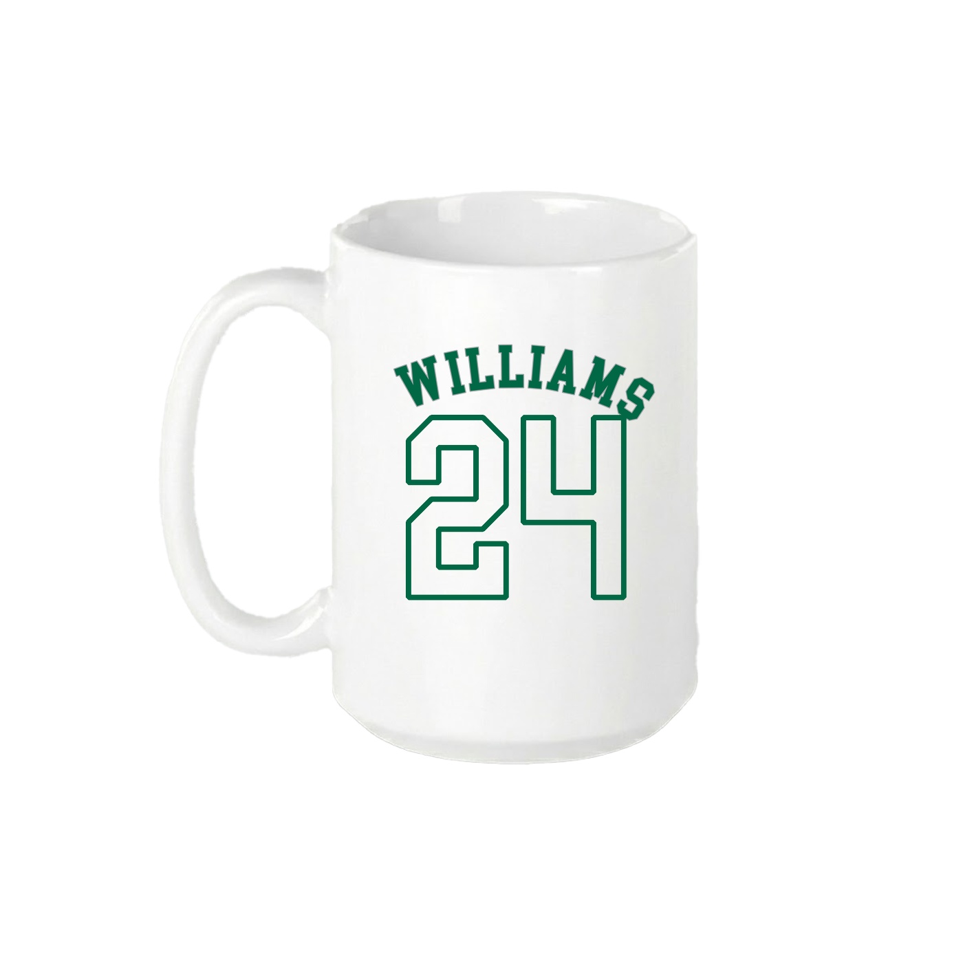 15oz Coffee Mug — Shirsey Arch in White