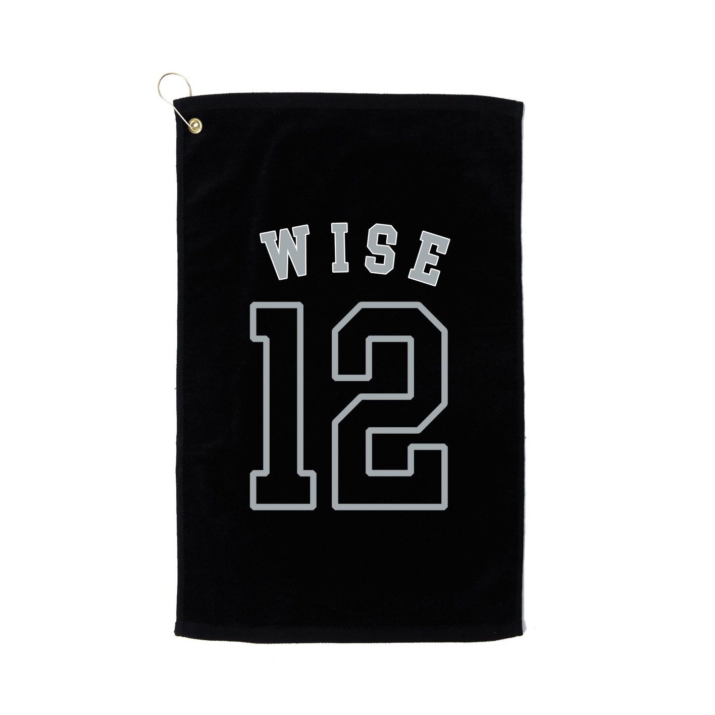 Golf Towel — Shirsey Arch in Black